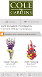 Mobile Screenshot of floristatcolegardens.com